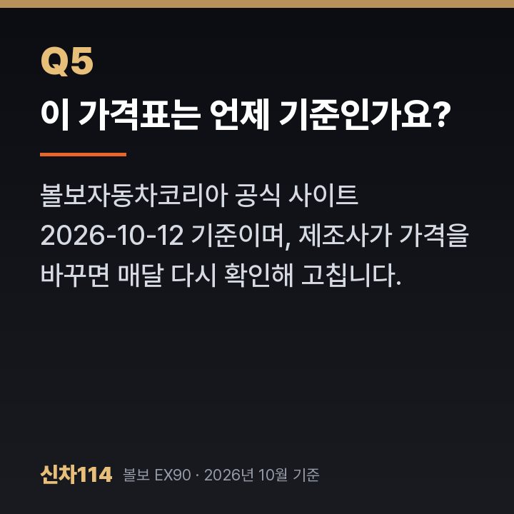 이 가격표는 언제 기준인가요?