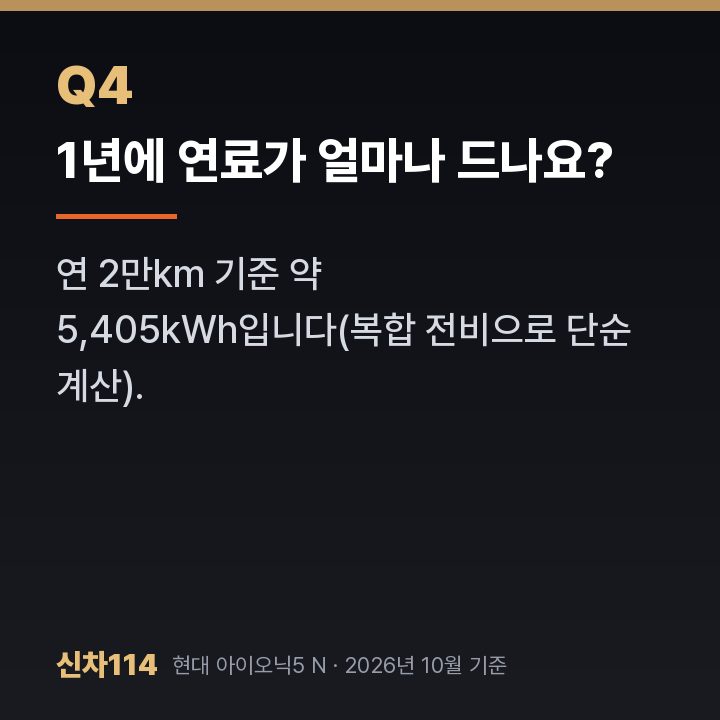 1년에 연료가 얼마나 드나요?